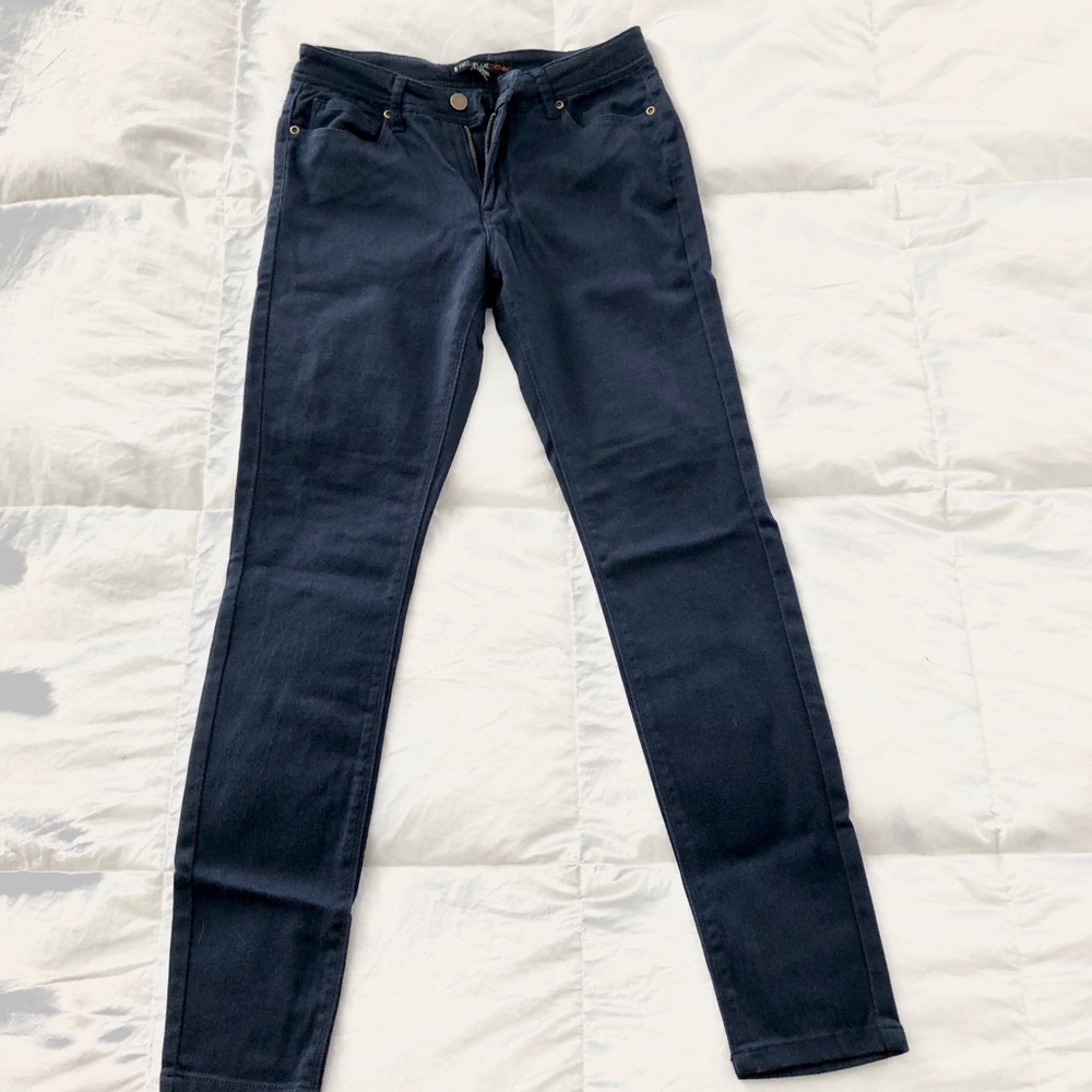 Red Blue Denim Navy Blue jeans Size 5